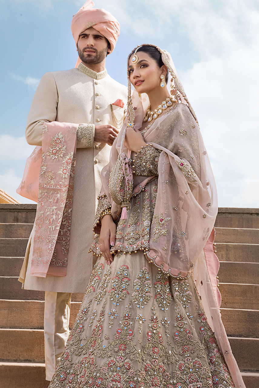 Beautiful Deepak perwani bridal dresses with price