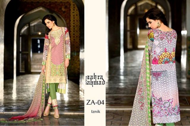 Zahra Ahmad Eid Dresses 2024, Zahra Ahmad Eid Collection 2024, Zahra Ahmad Formal Wear 2024,