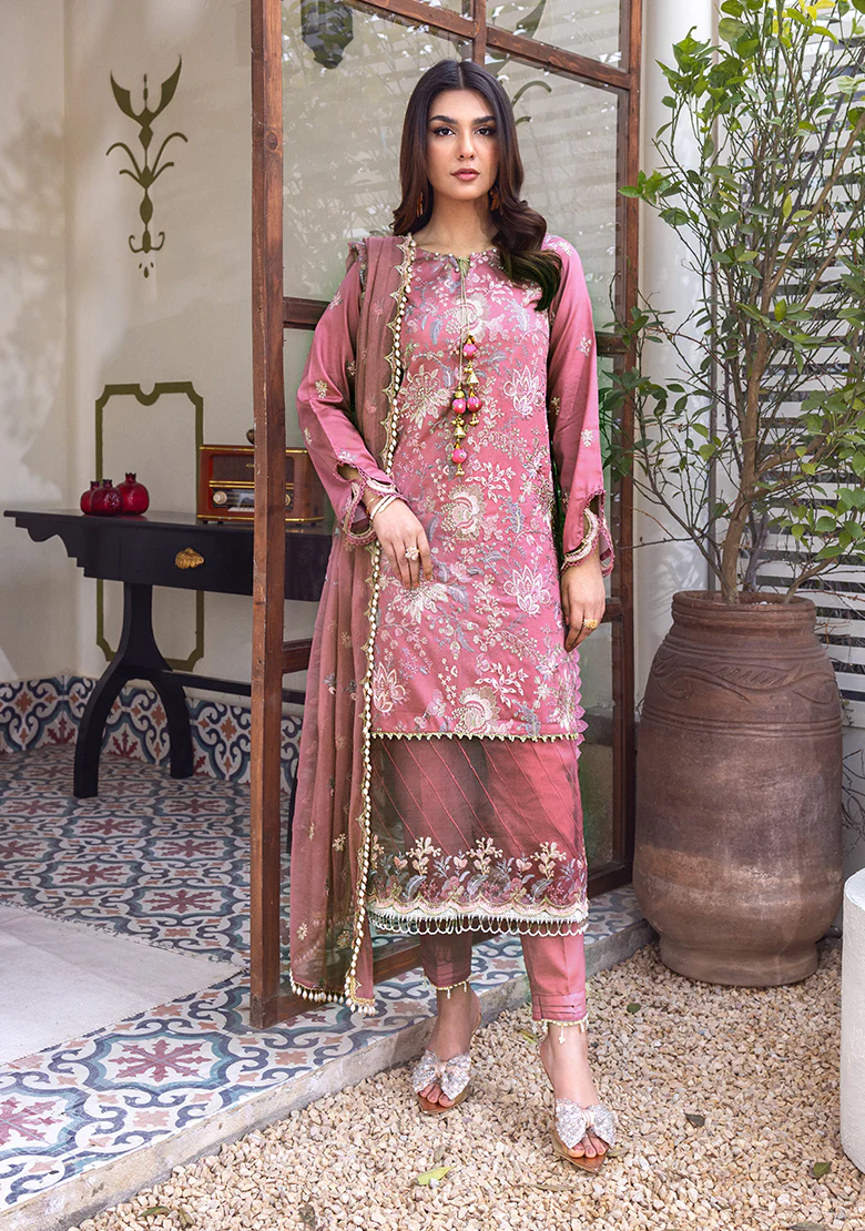 House of Lala Embroidered Lawn