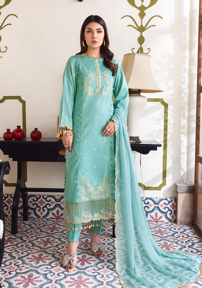 House of Lala Embroidered Lawn