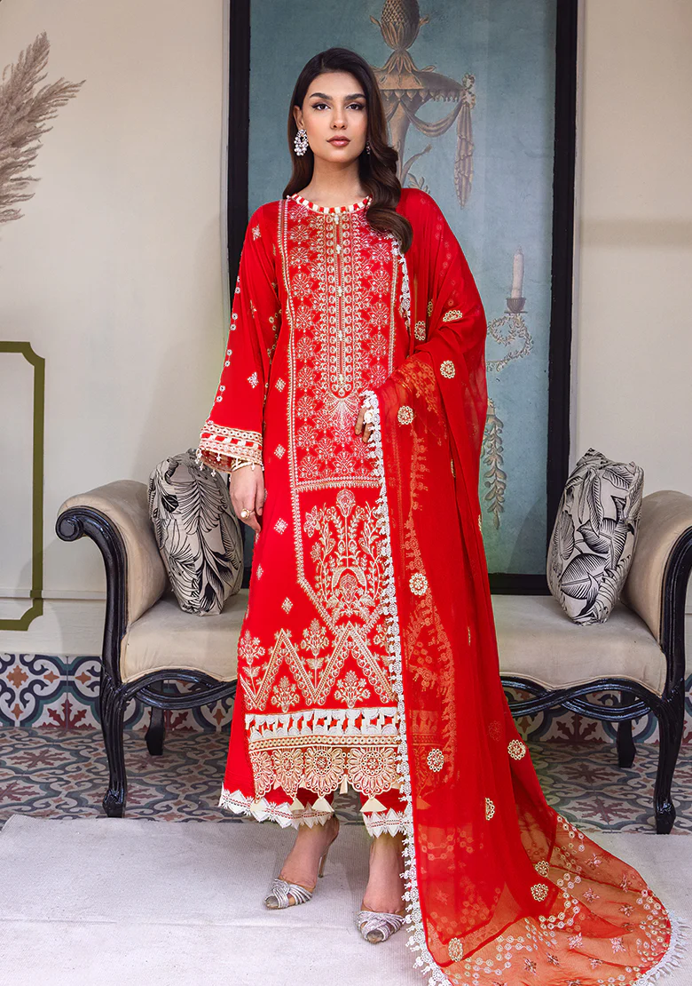 House of Lala Embroidered Lawn