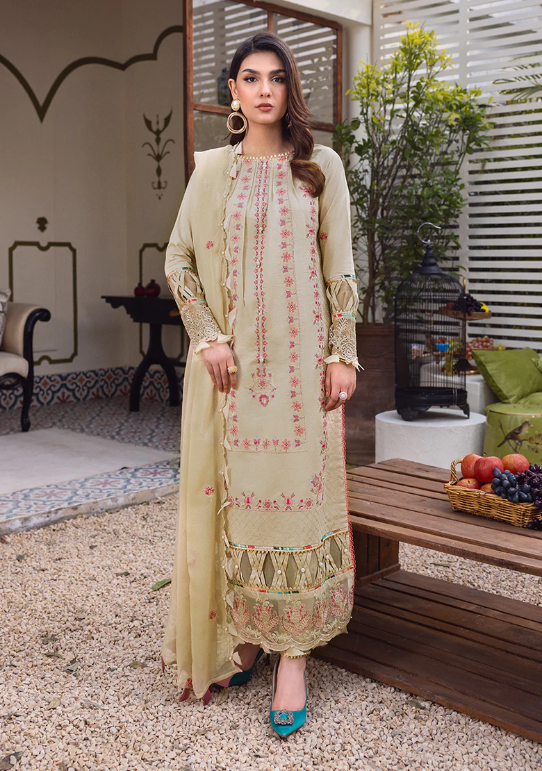 House of Lala Embroidered Lawn