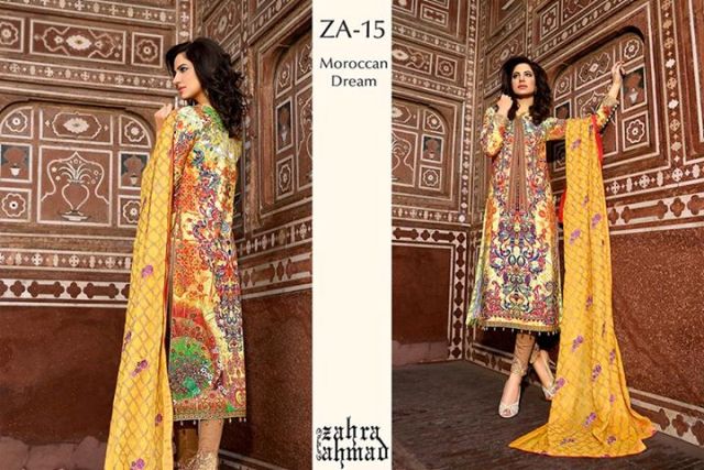 Zahra Ahmad Eid Dresses 2016, Zahra Ahmad Eid Collection 2015, Zahra Ahmad Formal Wear 2015,